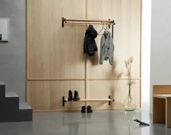 Online Essem Design Nostalgi 291 hat shelf 100 cm, - Black