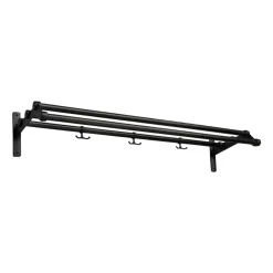 Online Essem Design Nostalgi 291 hat shelf 100 cm, oiled oak- Black