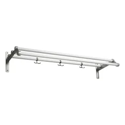 Hat Rack & Hat Shelves|Hat Rack & Hat Shelves^Essem Design Nostalgi 291 hat shelf 100 cm, White-aluminum WhiteSilver-coloured
