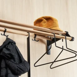 Hat Rack & Hat Shelves|Hat Rack & Hat Shelves^Essem Design Nostalgi 291 hat shelf, Birch, white Beige