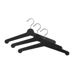 Clothes Racks, Coat Stands & Hangers|Clothes Racks, Coat Stands & Hangers^Essem Design Nostalgi clothes hanger 3-pack, Black