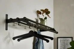 Clothes Racks, Coat Stands & Hangers|Clothes Racks, Coat Stands & Hangers^Essem Design Nostalgi clothes hanger 3-pack, Black