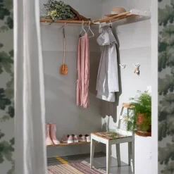 Best Essem Design Nostalgi hat shelf/ shoe shelf, oak, white BrownWhite