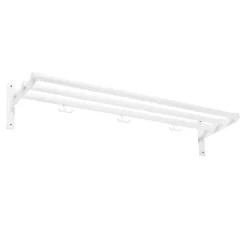 Hat Rack & Hat Shelves|Hat Rack & Hat Shelves^Essem Design Nostalgi hat shelf/ shoe shelf, , White