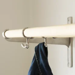 Hot Essem Design Nostalgi hook 2-pack, aluminum Silver-coloured