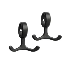 Clothes Hooks & Hangers|Clothes Hooks & Hangers^Essem Design Nostalgi hook 2-pack, Black