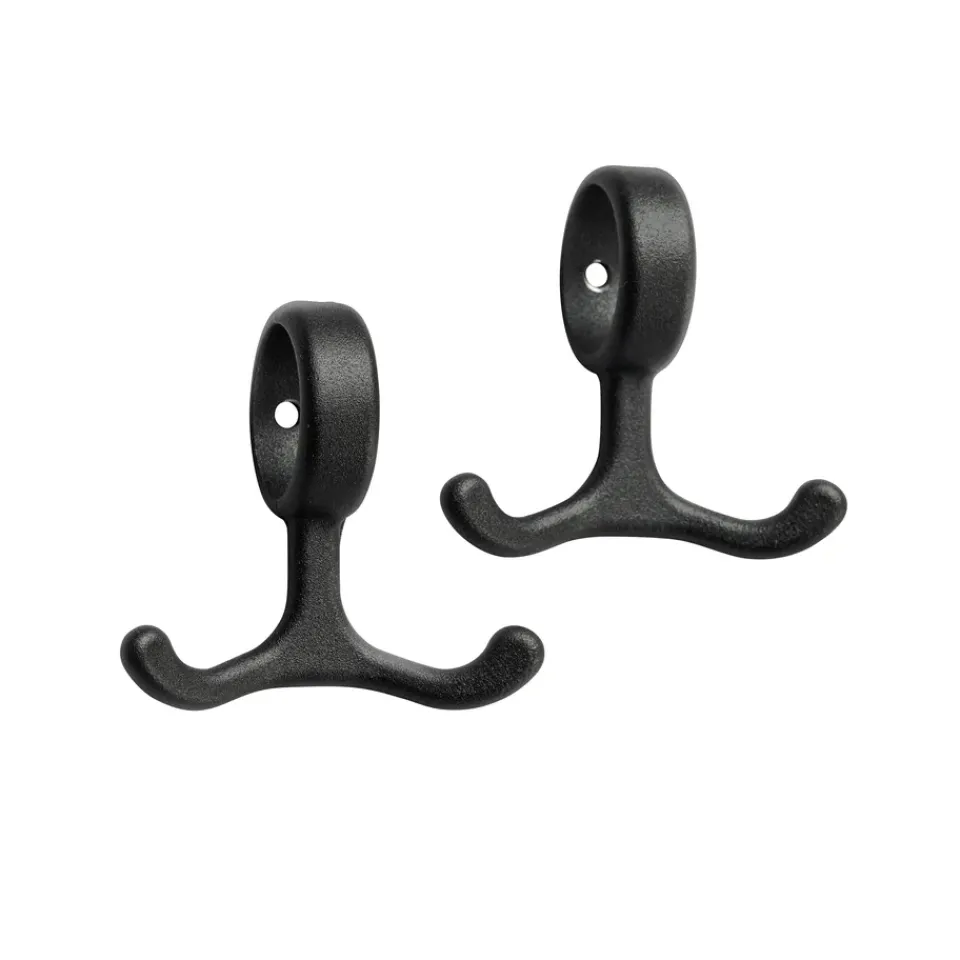 Clothes Hooks & Hangers|Clothes Hooks & Hangers^Essem Design Nostalgi hook 2-pack, Black