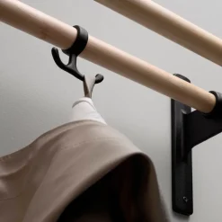 Clothes Hooks & Hangers|Clothes Hooks & Hangers^Essem Design Nostalgi hook 2-pack, Black
