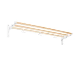 Hat Rack & Hat Shelves|Hat Rack & Hat Shelves^Essem Design Nostalgi Shoe or hat shelf, Birch, white stand Beige