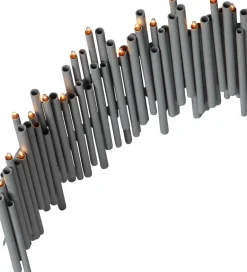 Advent Lights^Star Trading Note advent candle 25x35 cm, Grey