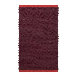 Jute & Natural Fibre Rugs|Door Mats^Mette Ditmer Notes doormat, Wine Red
