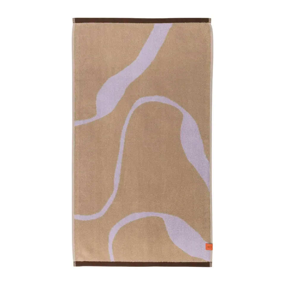 Online Mette Ditmer Nova Arte bath towel 70x133 cm, Sand-lilac BeigePurple