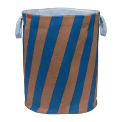 Laundry Baskets^Mette Ditmer Nova Arte laundry basket 40x40x50 cm, Cobalt-blush BlueBrown