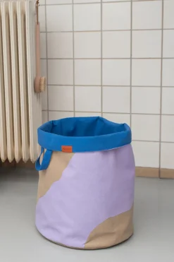 Laundry Baskets^Mette Ditmer Nova Arte laundry basket 40x40x50 cm, Sand-lilac BeigePurple