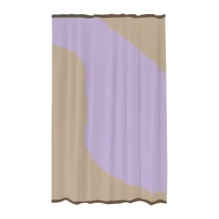 New Mette Ditmer Nova Arte shower curtain 150x200 cm, Sand-lilac BeigePurple