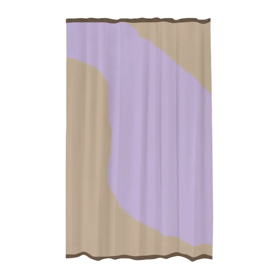 New Mette Ditmer Nova Arte shower curtain 150x200 cm, Sand-lilac BeigePurple