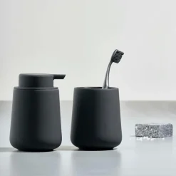 Toothbrush Holders^Zone Denmark Nova One toothbrush mug, Black