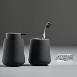 Toothbrush Holders^Zone Denmark Nova One toothbrush mug, Black