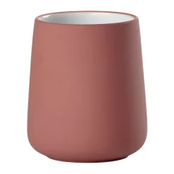 New Zone Denmark Nova toothbrush mug, Peach Red