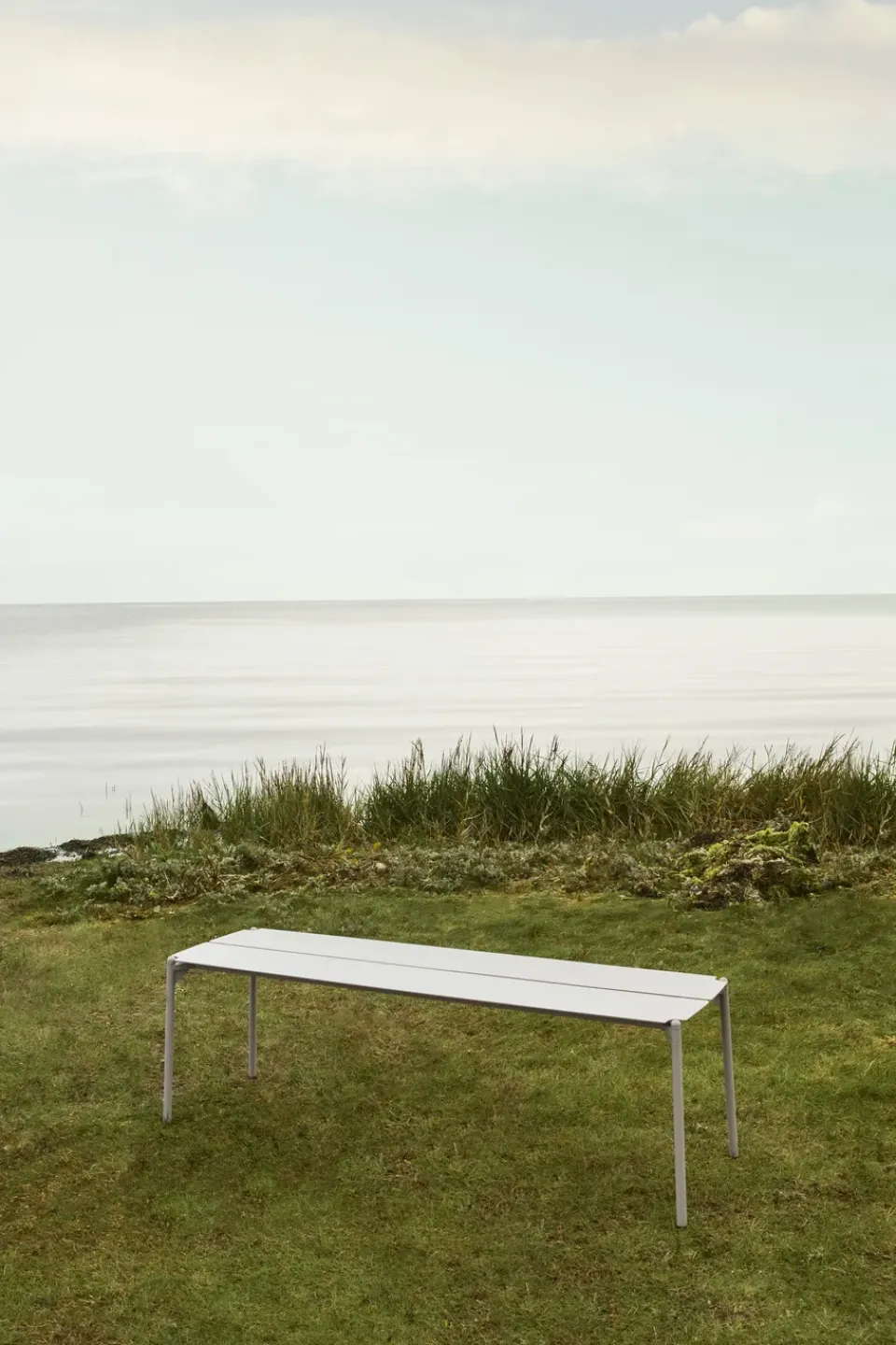 Clearance AYTM NOVO bench 145x45.5 cm, Taupe Grey