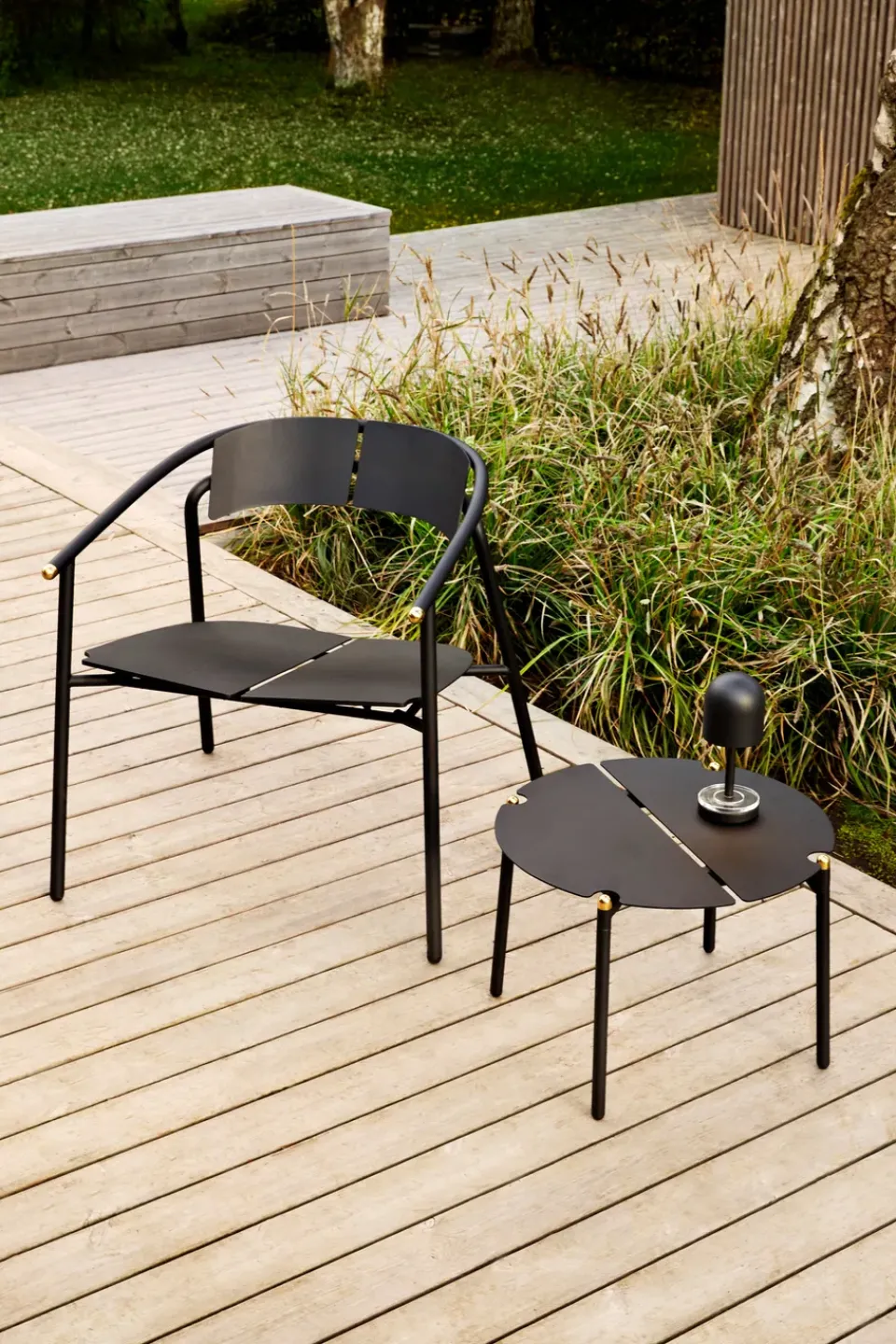 Discount AYTM NOVO lounge table Ø50x35 cm, Black