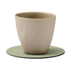Coasters^LIND DNA Nupo coaster circle, Olive Green