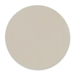 LIND DNA Nupo coaster circle, Oyster white Grey
