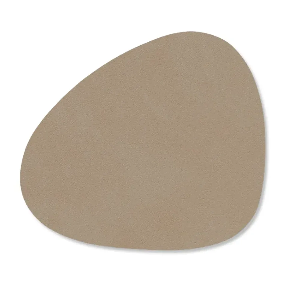 Outlet LIND DNA Nupo coaster curve, Clay brown Beige