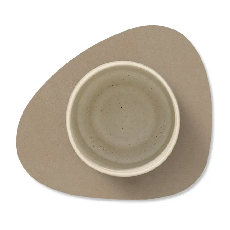 Outlet LIND DNA Nupo coaster curve, Clay brown Beige