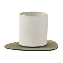 Coasters^LIND DNA Nupo coaster curve, Herbal dust Beige