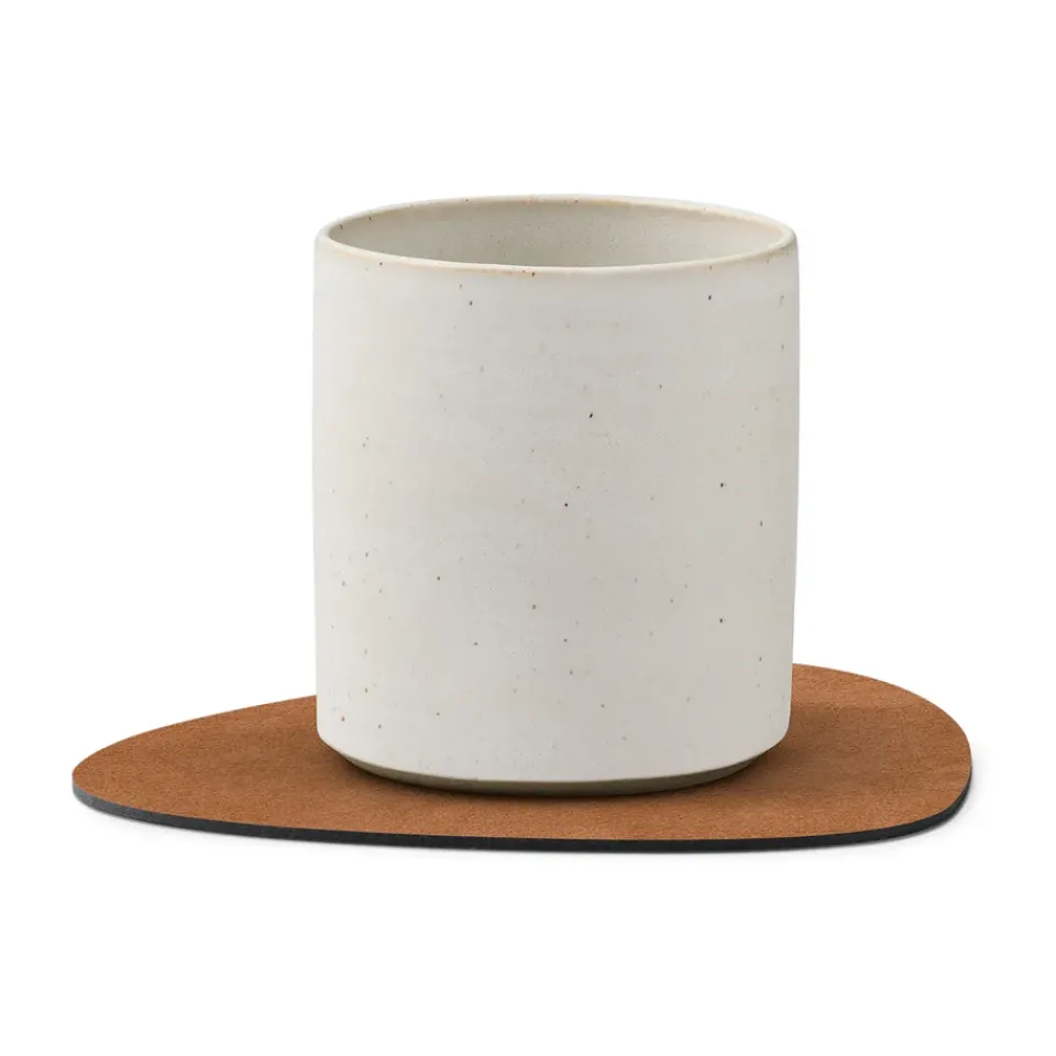 Coasters^LIND DNA Nupo coaster curve, Nature Beige