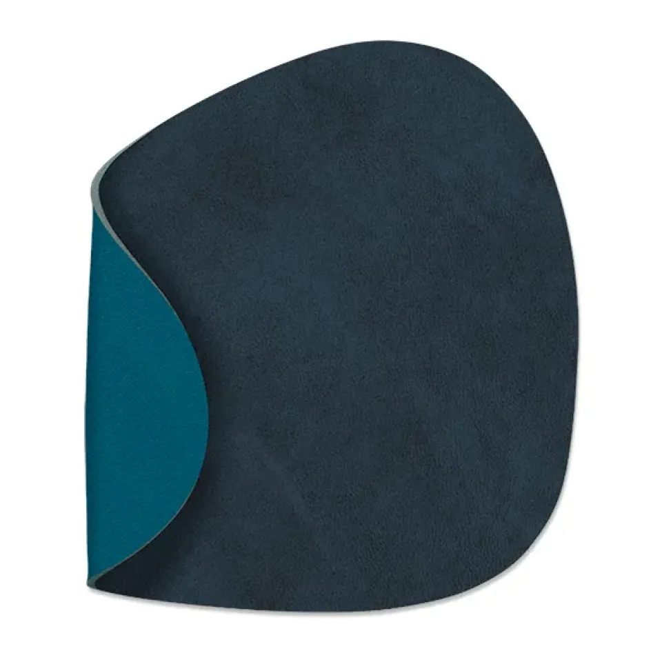 Coasters^LIND DNA Nupo coaster curve reversible 1 pcs, Midnight -petrol Blue