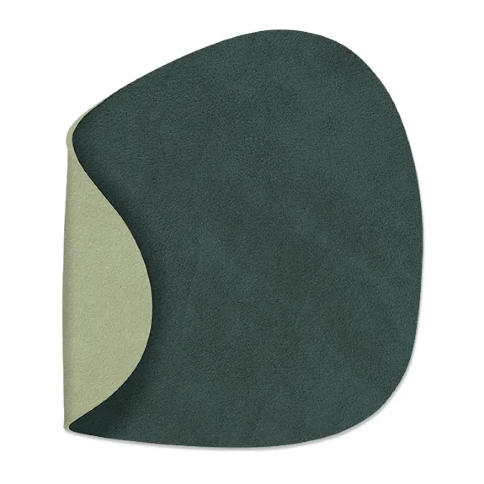Coasters^LIND DNA Nupo coaster curve reversible 1 pcs, Dark -olive Green