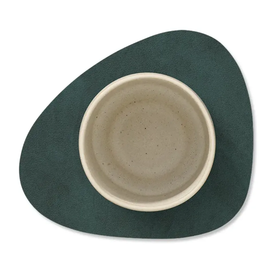 Coasters^LIND DNA Nupo coaster curve reversible 1 pcs, Dark -olive Green