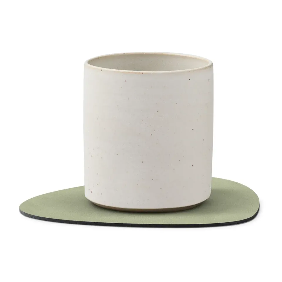 Coasters^LIND DNA Nupo coaster curve reversible 1 pcs, Dark -olive Green