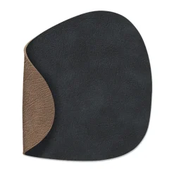 Coasters^LIND DNA Nupo coaster reversible curve 1 pcs, Black-brown BrownBlack