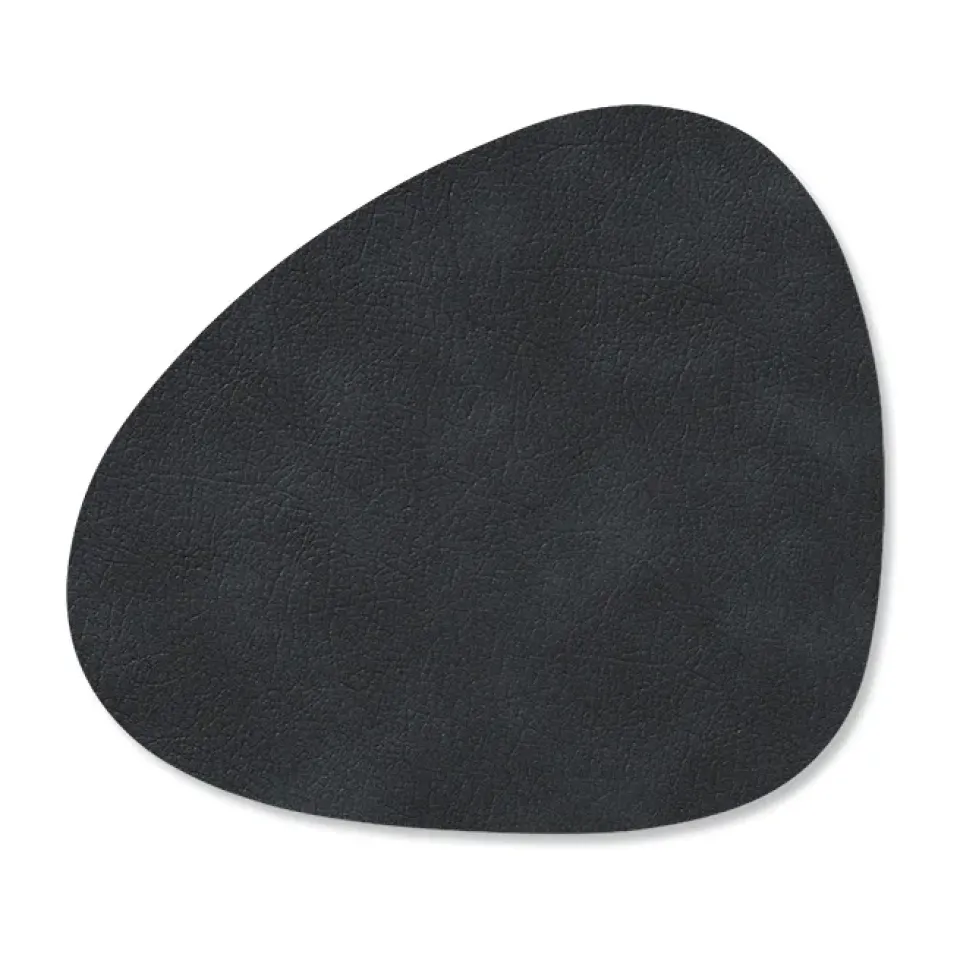 Coasters^LIND DNA Nupo coaster reversible curve 1 pcs, Black-brown BrownBlack