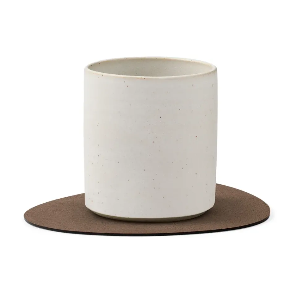 Coasters^LIND DNA Nupo coaster reversible curve 1 pcs, Black-brown BrownBlack