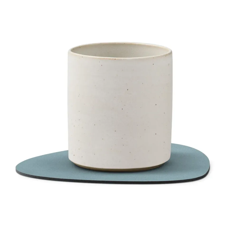 New LIND DNA Nupo coaster reversible curve 1 pcs, lightblue-light grey BlueGrey
