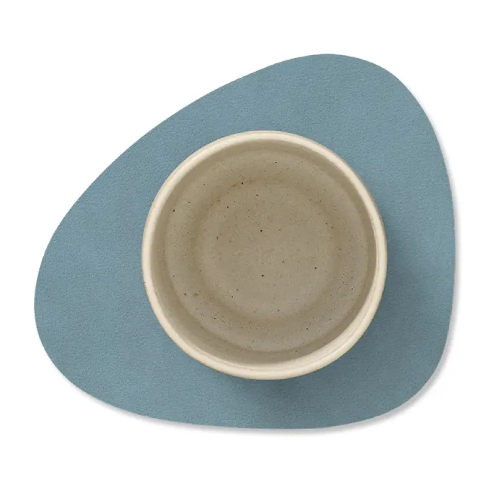New LIND DNA Nupo coaster reversible curve 1 pcs, lightblue-light grey BlueGrey