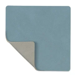 Coasters^LIND DNA Nupo coaster reversible square 1 pc, lightblue-light grey BlueGrey