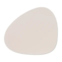 Placemats^LIND DNA Nupo place mat curve M, Soft nude Beige
