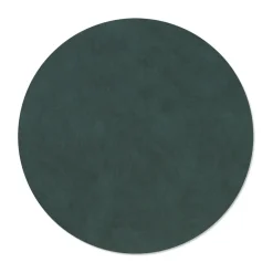 Placemats^LIND DNA Nupo placemat circle reversible XL 1 pcs, Dark -olive Green
