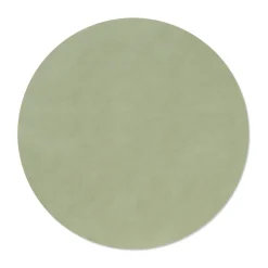 Placemats^LIND DNA Nupo placemat circle reversible XL 1 pcs, Dark -olive Green