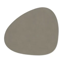 Online LIND DNA Nupo placemat curve L, Flint Grey