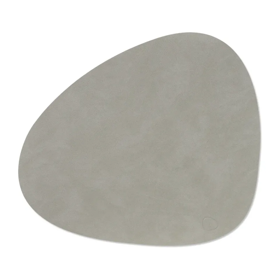 Placemats^LIND DNA Nupo placemat curve L, light Grey