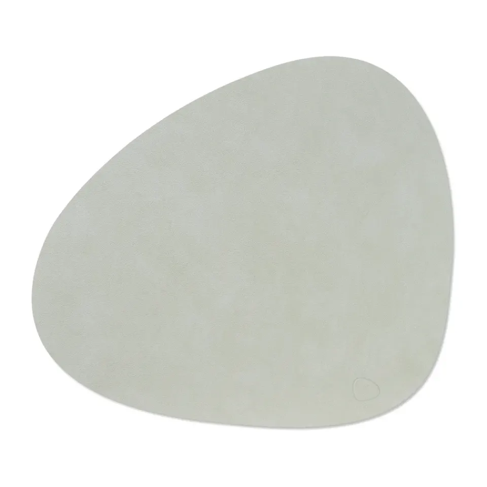 Placemats^LIND DNA Nupo placemat curve L, metallic (stone ) Grey