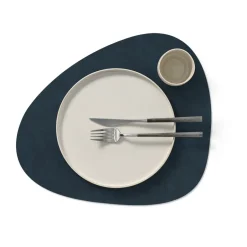 LIND DNA Nupo placemat curve L, Midnight Blue