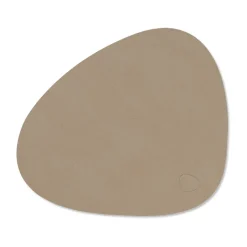 Hot LIND DNA Nupo placemat curve S, Clay brown Beige