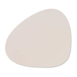 Discount LIND DNA Nupo placemat curve S, Soft nude Beige